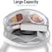 Tapp Collections Unisex Mini Crossbody Belt Bag with Adjustable Strap Small Waist Pouch for Workout Running Traveling Hiking White 8 x 2 x 5