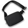 TOBVZOO Unisex Mini Fashion Waist Packs Water Resistant Adjustable Strap 1 Main Compartment 3 Mesh Slots 1 Back Zipper Pocket Black