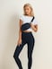TOBVZOO Unisex Mini Fashion Waist Packs Water Resistant Adjustable Strap 1 Main Compartment 3 Mesh Slots 1 Back Zipper Pocket Black