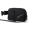 TOBVZOO Unisex Mini Fashion Waist Packs Water Resistant Adjustable Strap 1 Main Compartment 3 Mesh Slots 1 Back Zipper Pocket Black