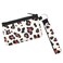 allydrew Neoprene Mini Wristlet WalletCredit Card ID Holder with Lanyard Leopard