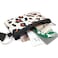 allydrew Neoprene Mini Wristlet WalletCredit Card ID Holder with Lanyard Leopard