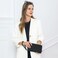 CLUCI Womens Large PU Leather Wristlet Wallet Purse with RFID Blocking Zip Around Card Holder Ladies Travel Clutch