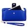 Heaye Women Wristlet Wallet with Cell Phone Holder Zip Around Wallet Blue