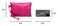 K.E.J. Hot Pink Small Wristlet Clutch Purse for Women Zipper Closure Perfect for Ladies Gifts