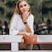 K.E.J. KEJ Wallet Brown Wristlet Clutch Bag with Wrist Strap Womens Wristlet Handbag