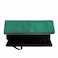 JNB Soft Faux Suede Color block Wristlet Emerald Large