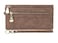 Aslana Soft Leather Long Wallet Wristlet with hand Strap Clutch Bag for Women Card holder Phone Bag Coffee