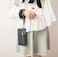 Aslana Soft Leather Long Wallet Wristlet with hand Strap Clutch Bag for Women Card holder Phone Bag Coffee