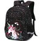 abshoo Cute Unicorn School Backpack For Girls Elementary Kindergarten Kids School Bag Unicorn Black