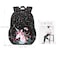 abshoo Cute Unicorn School Backpack For Girls Elementary Kindergarten Kids School Bag Unicorn Black