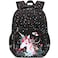 abshoo Cute Unicorn School Backpack For Girls Elementary Kindergarten Kids School Bag Unicorn Black