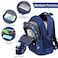 ACESAK Boys Backpack Dinosaur Bento Box with Insulated Lunch Bag Pencil Case Utensils Set for Kids 6 Leakproof Compartments Removable Tray Lunches or Snack Container