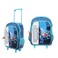 Bioworld Disneys Stitch 16 Rolling Travel Backpack With Wheels And A Keychain