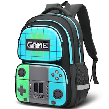 TFAUR School Backpack for Boys KidsGamer Boys BackpackSchool Bags for Elementary Middle Student17 Video Game Bookbag For Boy Kids Age 612