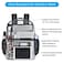 USPECLARE Clear Backpack for Stadium Approved 12612 Water proof Clear Bag for Stadium Events and Concert Work Sport Event