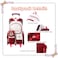 ZHANAO Colorblocking Rolling Backpack for GirlsKawaii School Bag with WheelsTrolley Bookbags for Primary Students