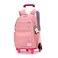 Armbq Rolling BackpackBackpack with WheelsKids Roller Backpack for Girls Boys Travel Bag on Wheels Kids Trolley School BagPink