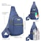 Aisijimo Small Sling Bag For Women Men Casual Crossbody Sling Backpack