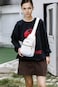 Aisijimo Small Sling Bag For Women Men Casual Crossbody Sling Backpack