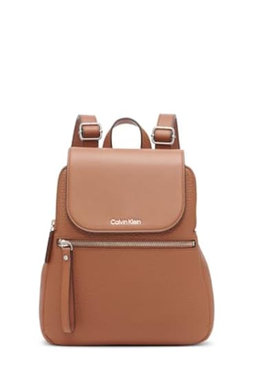 Calvin Klein Reyna Novelty Key Item Flap Backpack Core Caramel One Size