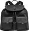 Cole Haan Womens Grand Series Nylon Flap Backpack Black Solid