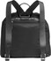 Cole Haan Womens Grand Series Nylon Flap Backpack Black Solid