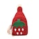Hiflyer Small Sling Backpack Rabbit Strawberry Design Mini Backpack for Girls Adjustable Shoulder Strap Zipper Closure 8x5x2 Inches 02 liters