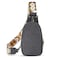 KFXFENQ Sling Bag for Women PU Leather Small Crossbody Backpack Multipurpose Chest Cycling Dark Grey