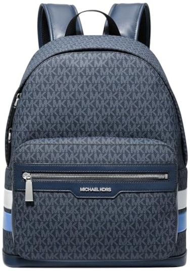 Michael Kors Mens Malone Backpack Blue Multi One Size