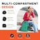 Mintra Office Backpack Waterresistant Everyday Bag with Adjustable Straps Unisex Backpack for Travel College MultiCompartments with Secure Zippers Bronze 15L Small 10 W x 1417 H
