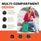 Mintra Office Backpack Waterresistant Everyday Bag with Adjustable Straps Unisex Backpack for Travel College MultiCompartments with Secure Zippers Bronze 15L Small 10 W x 1417 H