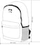 Mintra Office Backpack Waterresistant Everyday Bag with Adjustable Straps Unisex Backpack for Travel College MultiCompartments with Secure Zippers Bronze 15L Small 10 W x 1417 H