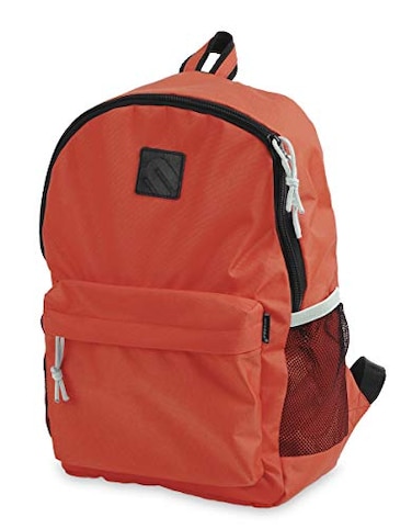 Mintra Office Backpack Waterresistant Everyday Bag with Adjustable Straps Unisex Backpack for Travel College MultiCompartments with Secure Zippers Bronze 15L Small 10 W x 1417 H