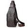 NEX GEN REMIX Crocodile Leather Sling Bag Crossbody Backpack for Men Women Unisex Black