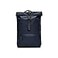 RAINS Rolltop Rucksack Blue Water Resistant Water Repellent Rolltop Backpack Padded Straps AirMesh Back Minimalist Contemporary Urban Design