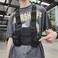 CZDLDNXS MultiPocket Chest Rig Bag Utility Vest Chest Bag for Men Hands Free Radio Front Pack Pouch Hip Hop Chest Pack Functional Tactical Harness for Women Running Exercise Hiking Camping