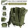 gracedon Tactical Backpack Military Molle Bag 3 Days Pack for men and Women Large Assault Rucksack 45L Green