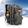 Hannibal Tactical 45L MOLLE Assault Pack Tactical Backpack Army Military Camping Rucksack with Bottle Holder 3Day Pack Travel Trip wUSA Flag Patch DRings German Flecktarn