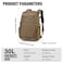 Mardingtop 30L Molle Military Backpack Tactical Backpack for Men Cordura Backpack for HikingCampingTrekking