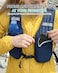 VPBAGE Foldable Small Hiking Backpack with 3 Strap Pockets Lightweight 300D Spillproof Daypack for Men Women Packable Small Travel Backpack with Chest Strap Trekking Pole Holder Durable Outdoor Bag