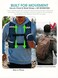 VPBAGE Foldable Small Hiking Backpack with 3 Strap Pockets Lightweight 300D Spillproof Daypack for Men Women Packable Small Travel Backpack with Chest Strap Trekking Pole Holder Durable Outdoor Bag