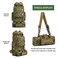 HongXingHai 100L Camping Hiking BackpackMolle military Tactical rucksack backpackWaterproof Lightweight Hiking Backpack