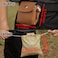 Elfzone Foraging Bag Outdoor Picking Fruit Bags Foldable Leather Belt Pouch with MultiPurpose Picking Bag for Camping Shells Treasures Travel Hiking