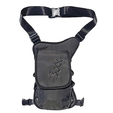 Larswon Thigh Pack Leg Bag Hip Bag Thigh Pouch Bag Tactical Fanny Pack Waterproof Blue