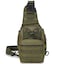 Rullar Small Hiking Daypack Sling Chest Bag Multifunctional Shoulder Messenger Crossbody Backpack Camping Pack Army Green