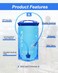 WRELS Hydration BladderWater Bladder for Hydration PackBPAFree Leakproof Water Reservoir for Hiking Running Camping Cycling1L