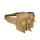 FAMI Tactical Waist Pack Pouch With Water Bottle Pocket Holder Waterproof Molle Fanny Hip Belt BagTan