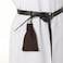 BLESSUME Medieval Pouch Drawstring Bag Renaissance Viking Costume Belt Pouch Waist Bag Brown