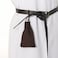 BLESSUME Medieval Pouch Drawstring Bag Renaissance Viking Costume Belt Pouch Waist Bag Brown